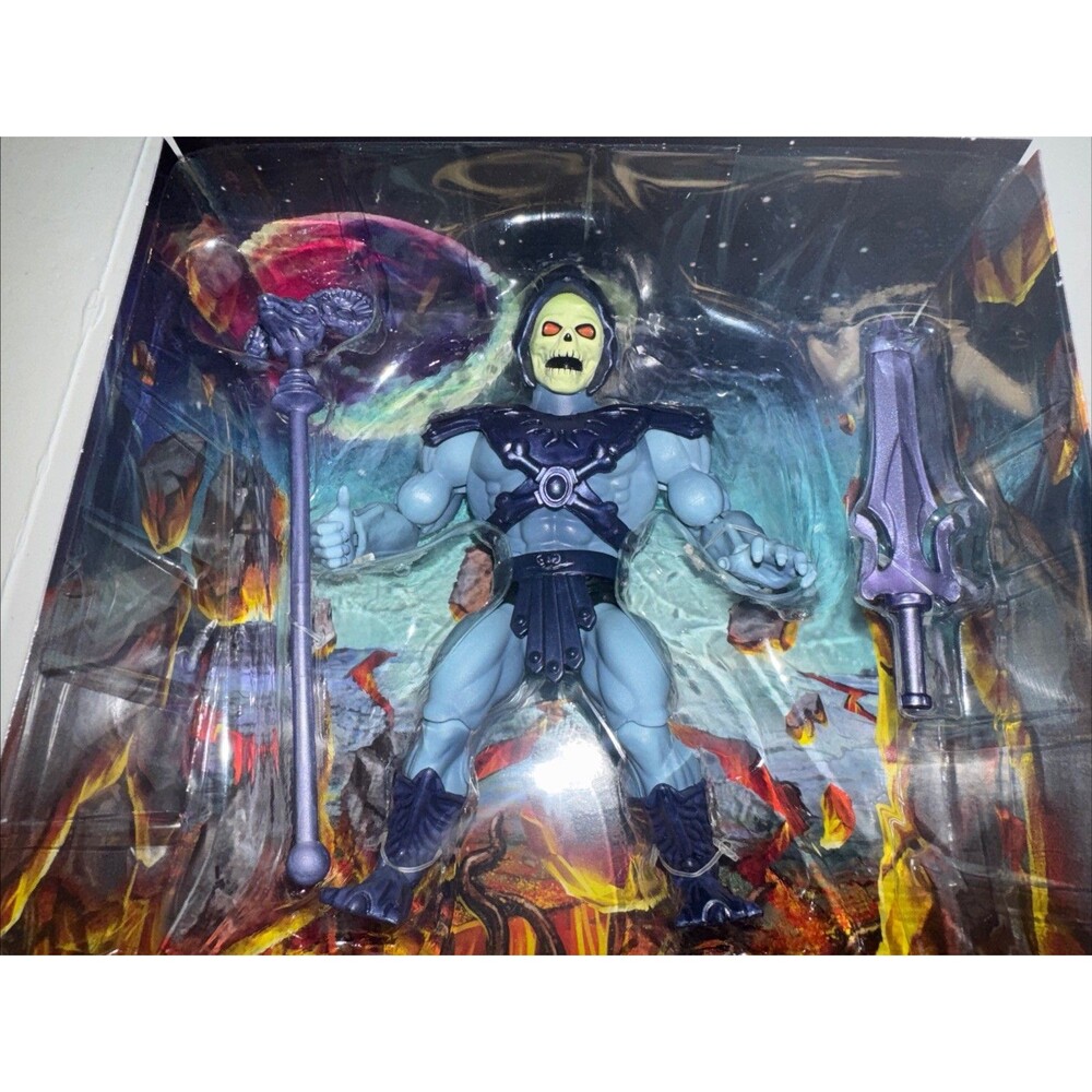 Masters Universe X Stranger Things MOTU Skeletor LOOSE Retro Play Netflix Sword